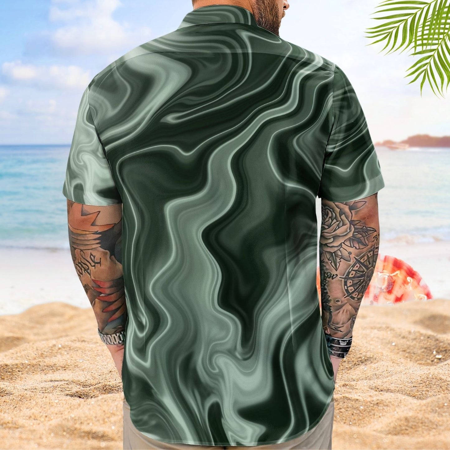Personalized Fishing Aloha Shirt – Custom Photo Fishing Bass Fish For Men - Custom Photo Hawaiian Shirt