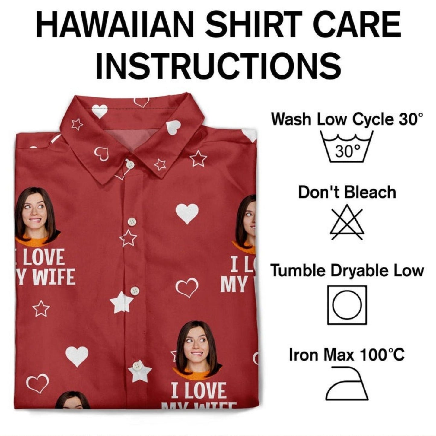 Romantic Hawaiian Shirt – Custom Photo Funny I Love My Lover - Gift For Husband, Boyfriend