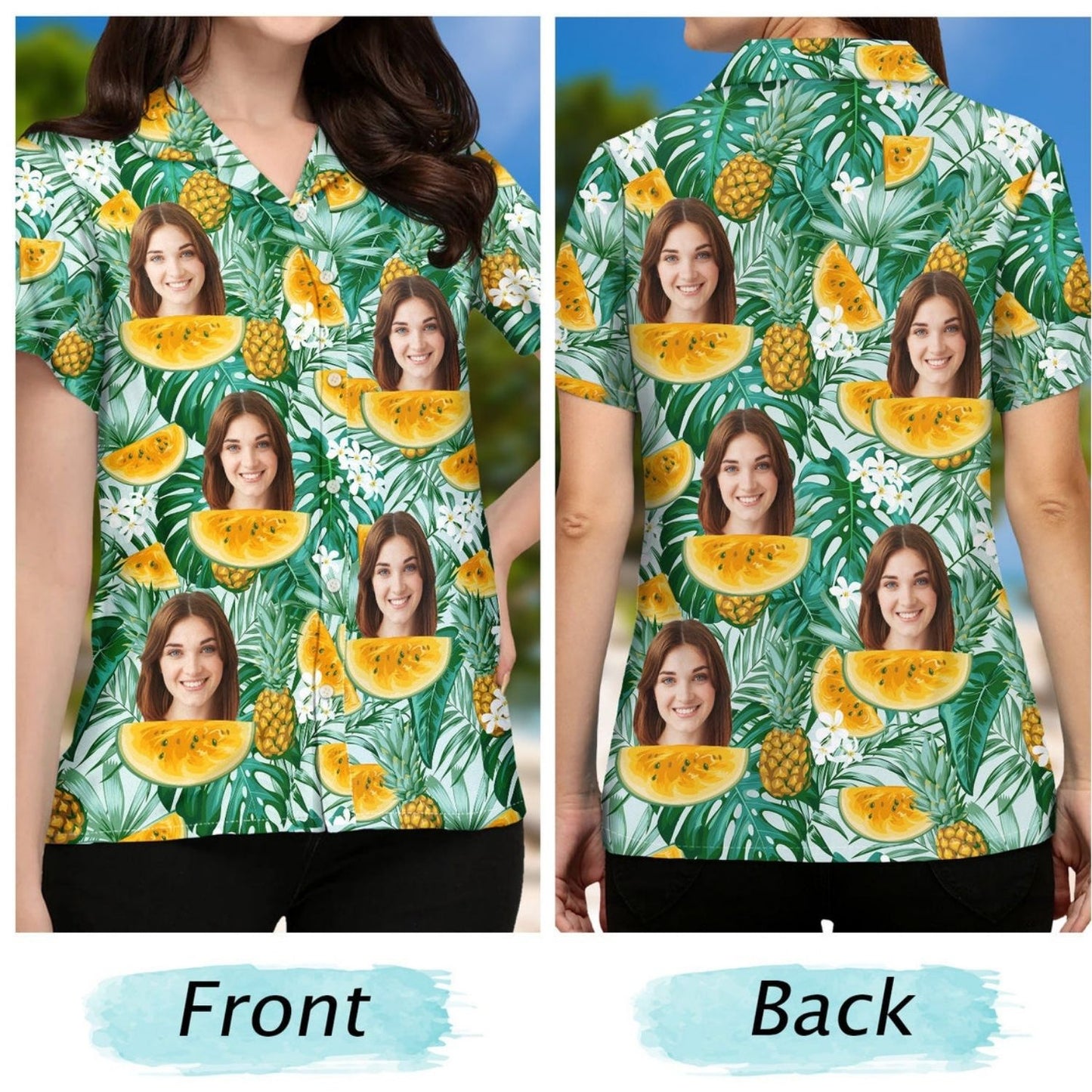 Custom Aloha Shirt – Custom Photo Family Pet Lovers - Personalized Hawaiian Shirt