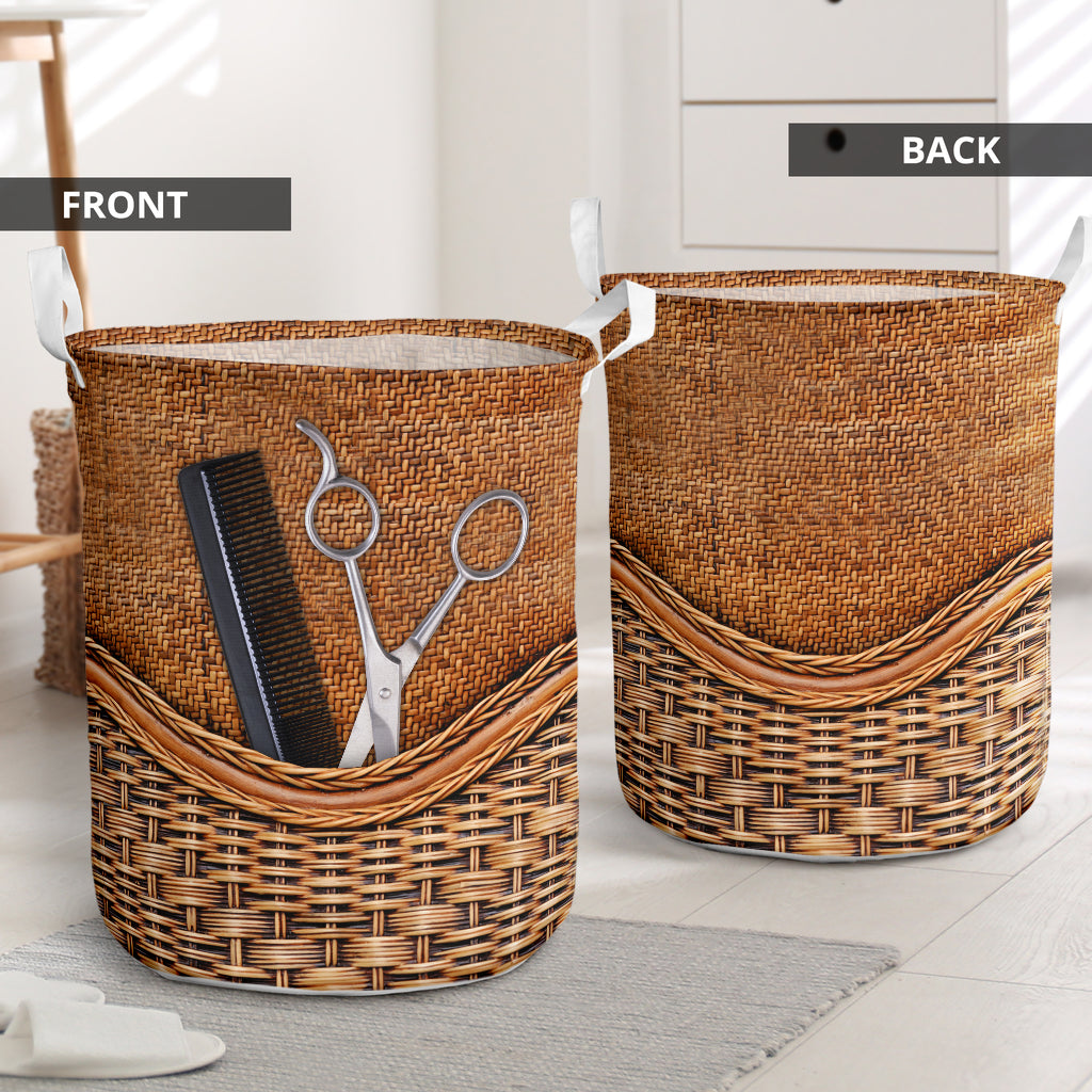 Hairstylist Rattan Teaxture - Laundry Basket - Owls Matrix LTD