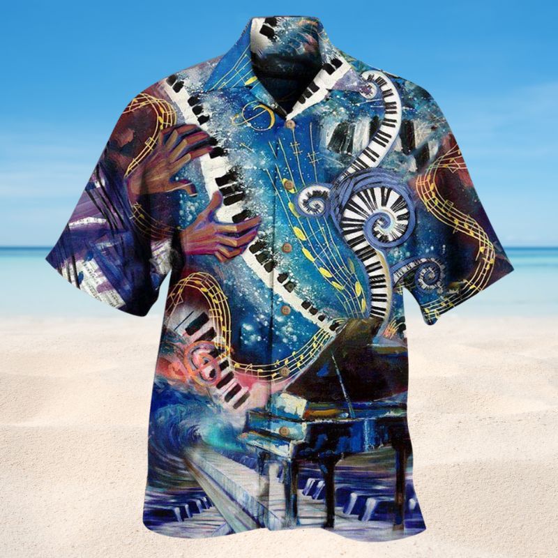 Happiness Is Playing My Piano Edition – Hawaiian Shirt