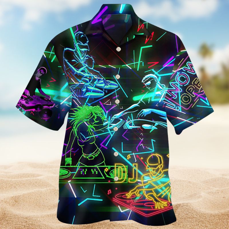 DJ Stunning Color Style – Hawaiian Shirt