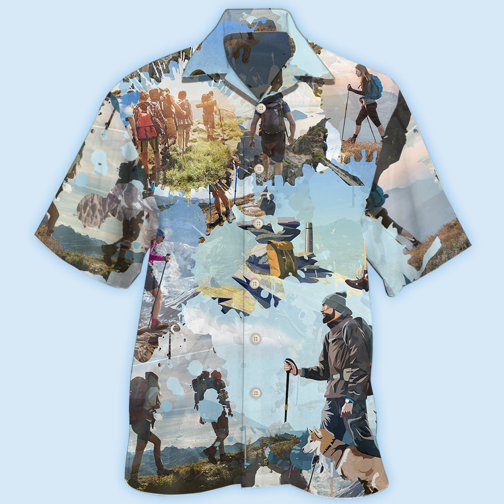 Hiking Cool Outdoor Style – Hawaiian Shirt