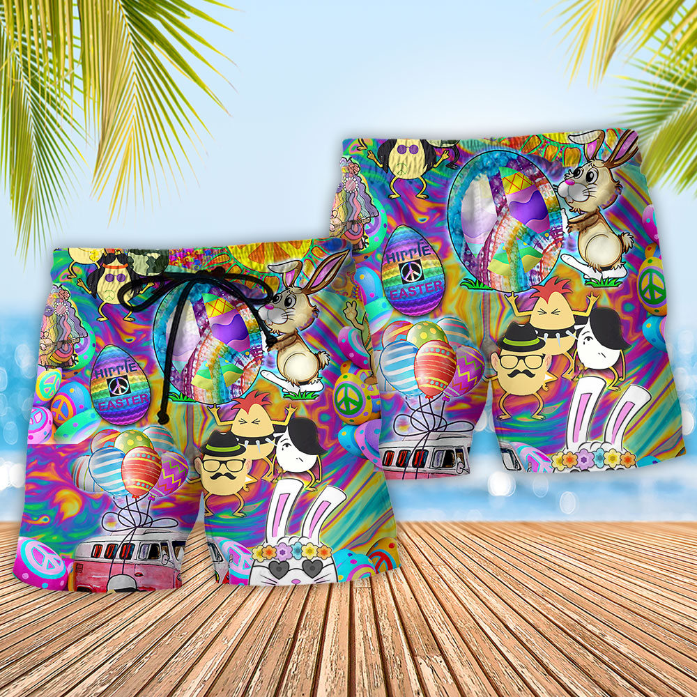 Hippie Easter Peace Life – Beach Short