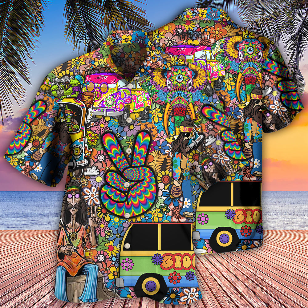 Wild Heart Hippie Soul Floral - Hawaiian Shirt