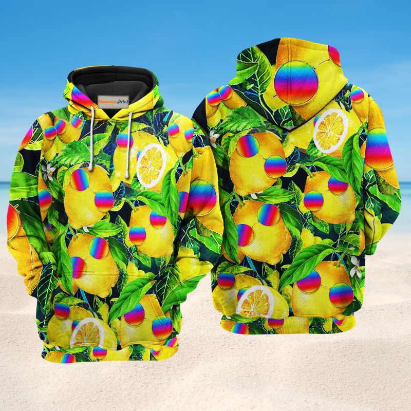 Hippie Lemon Peace Life Art – 3D Hoodie