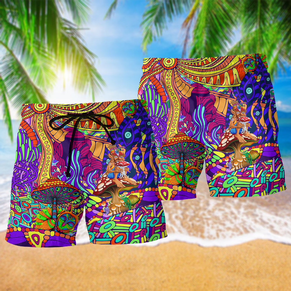 Hippie Love Peaceful Life - Beach Short