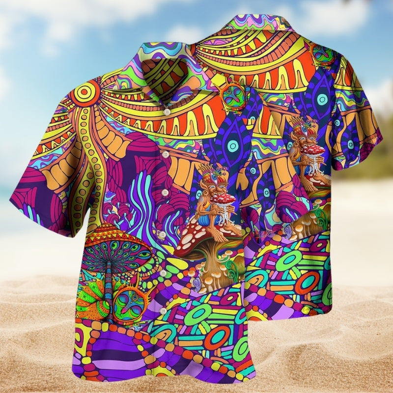 Hippie Peace Love Life Limited Edition 5 – Hawaiian Shirt