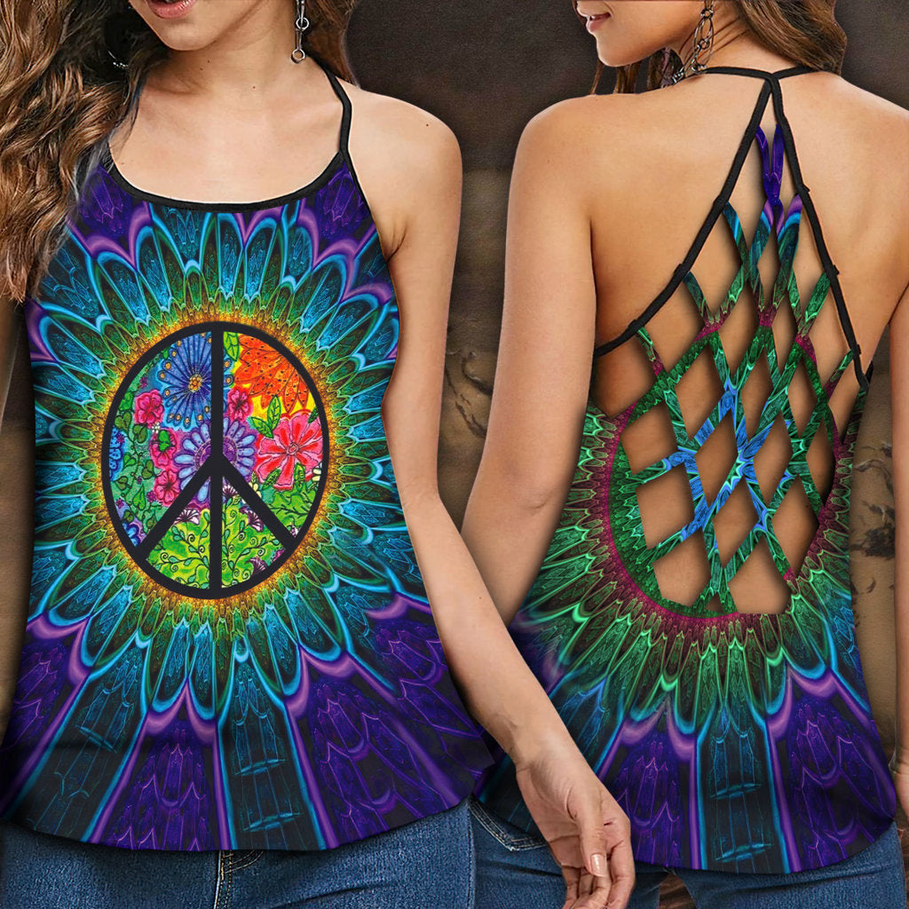 Hippie Peaceful Stunning – Hollow Tank Top