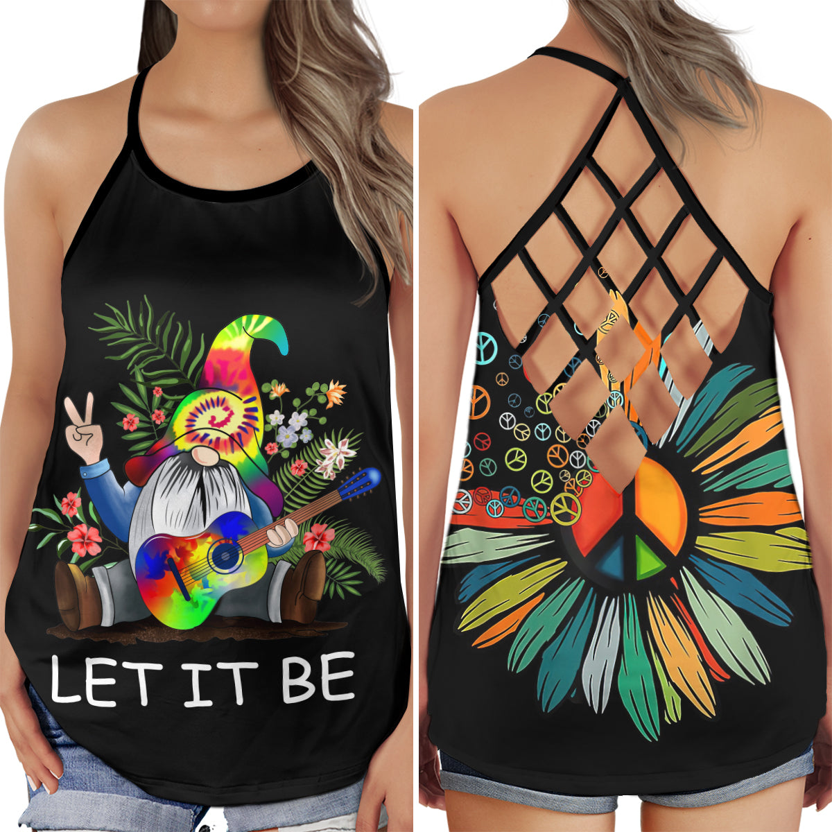 Hippie Soul Let It Flow - Hollow Tank Top
