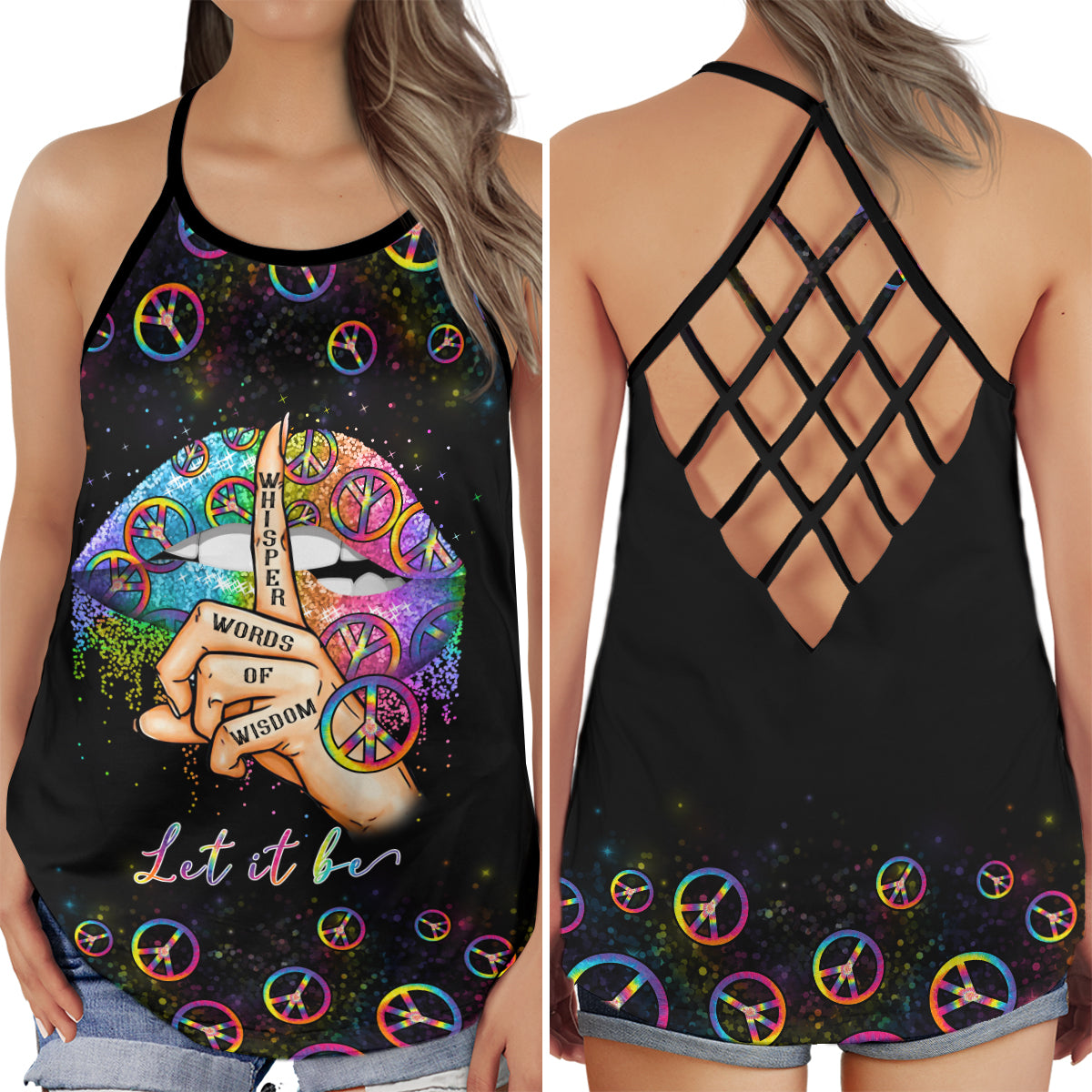 Hippie Love Summer Glow - Hollow Tank Top
