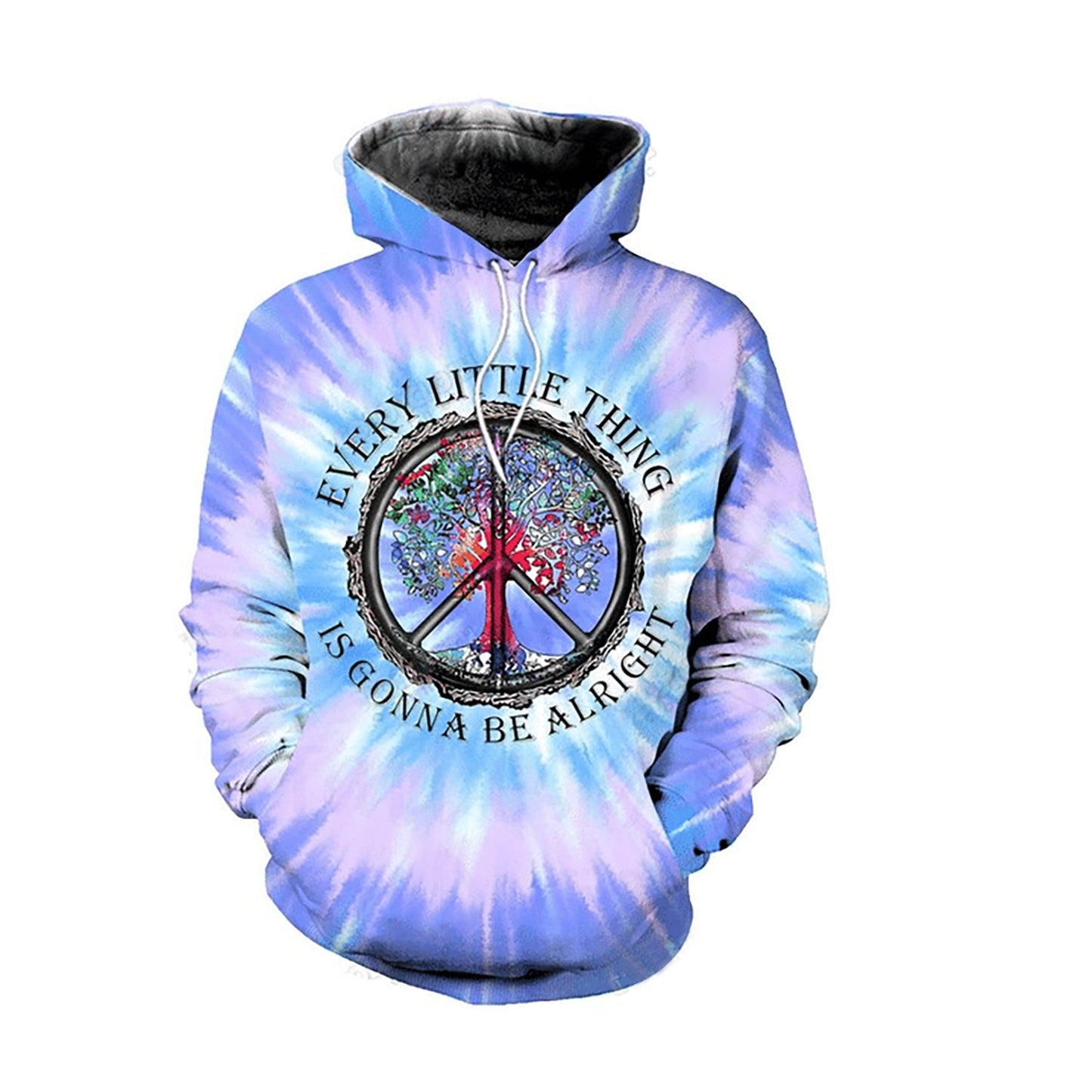 Hippie Tree Art – 3D Hoodie