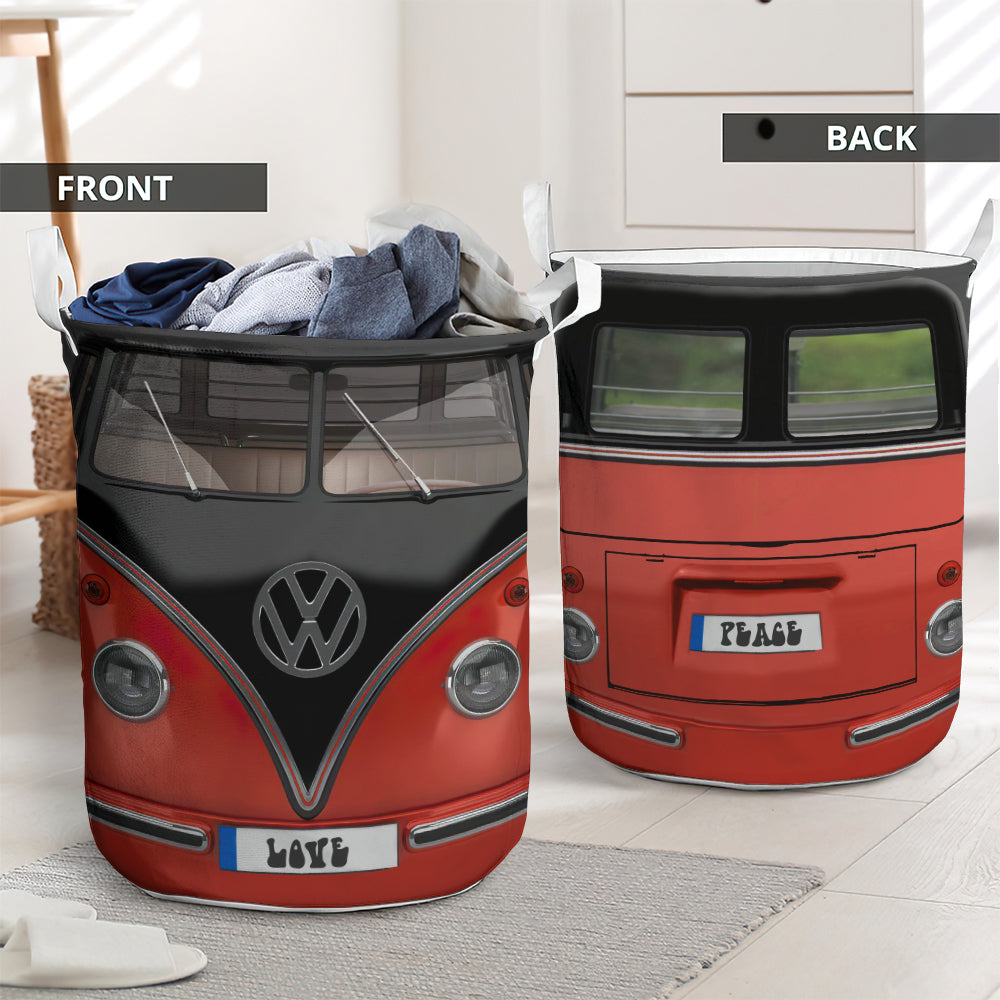 Hippie van - Laundry basket- LAUB01LIN210222-Owls Matrix