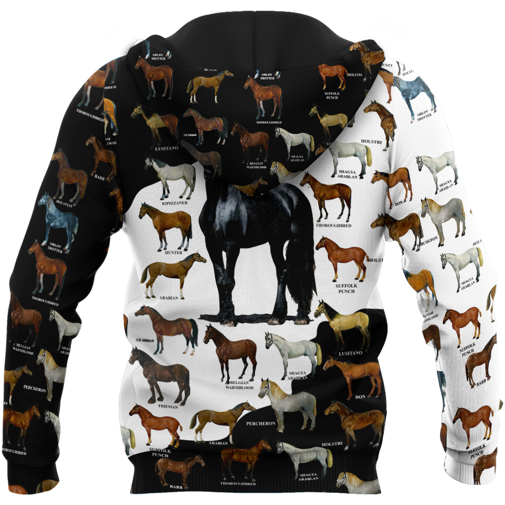 Love Horse All Over Print Graphic – 3D Hoodie