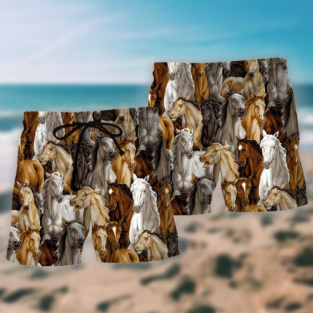 Vintage Horse Classic Style – Beach Short