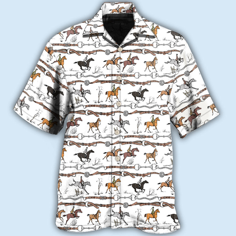 Beautiful Horse Jumping Style – Hawaiian Shirt