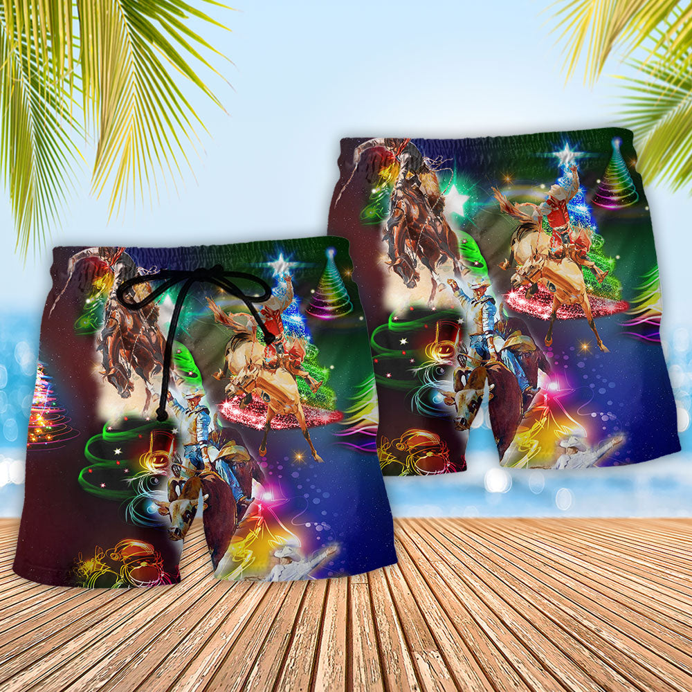 Rodeo Horse Legacy Western Art – Beach Short