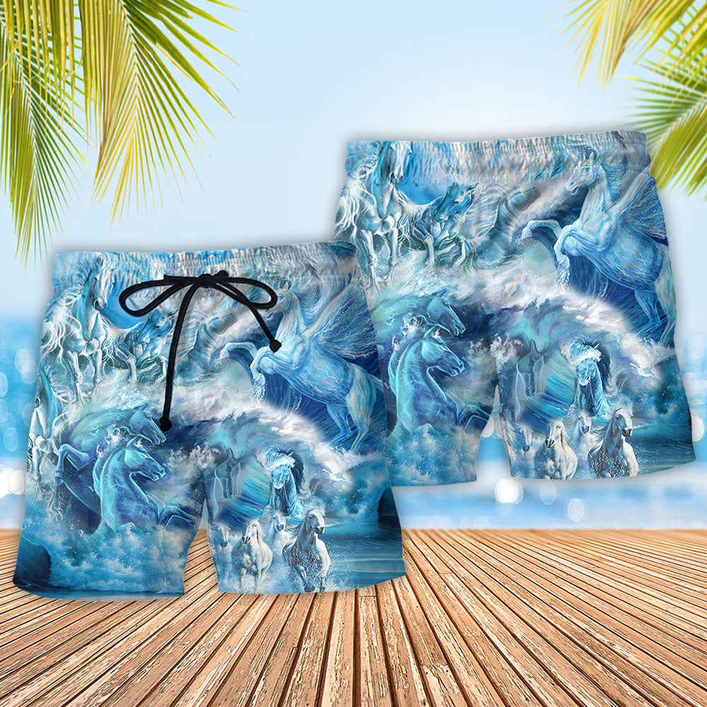 Horse Freedom Ocean Run – Beach Short