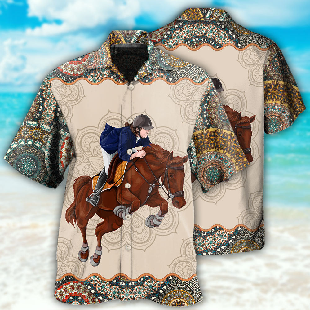 Horseback Riding Outdoor Style – Hawaiian Shirt