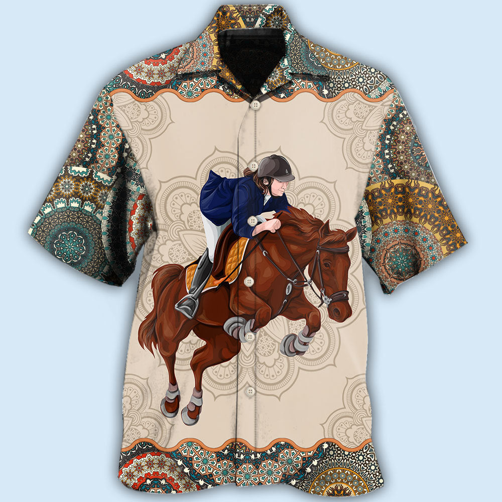 Horseback Riding Outdoor Style – Hawaiian Shirt
