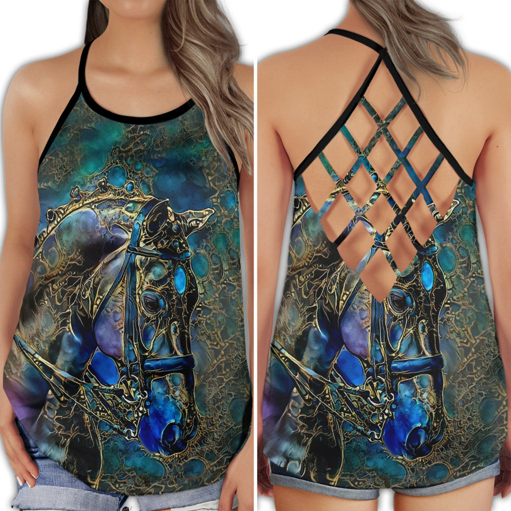 Horse Love Life Jade Spirit - Hollow Tank Top