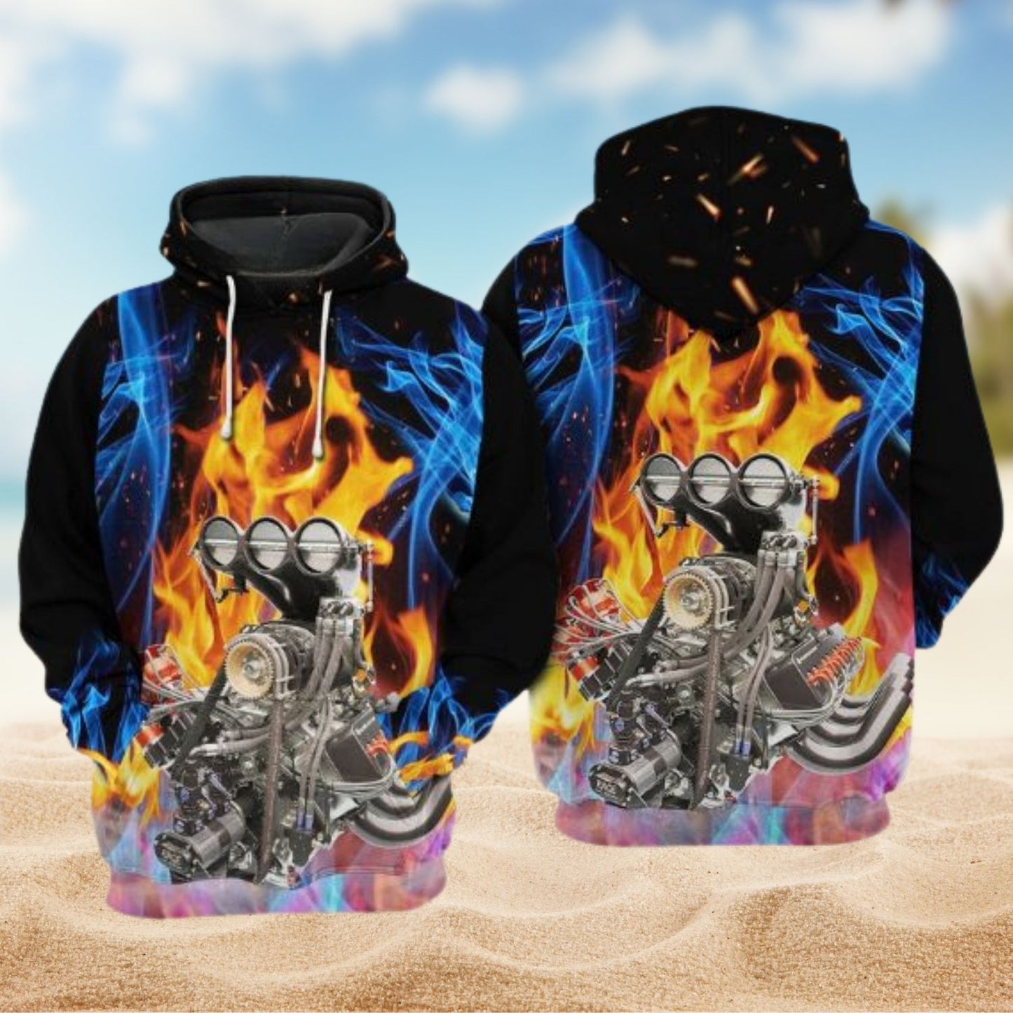 Hot Rod Limited Art – 3D Hoodie