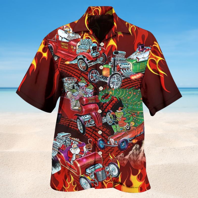 Hot Rod Merry Christmas 4 – Hawaiian Shirt
