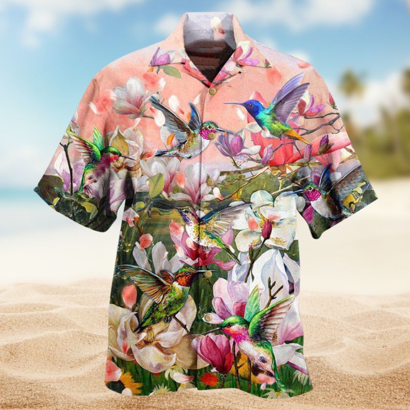 Hummingbirds Blooming Magnolia Edition – Hawaiian Shirt