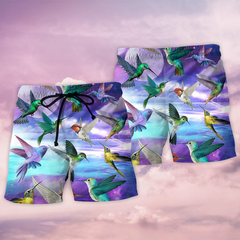 Fantasy Hummingbird Dream World Art – Beach Short