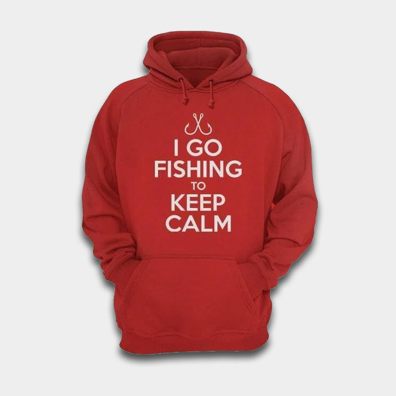 I Go Fishing To Keep Calm Graphic – 3D Hoodie