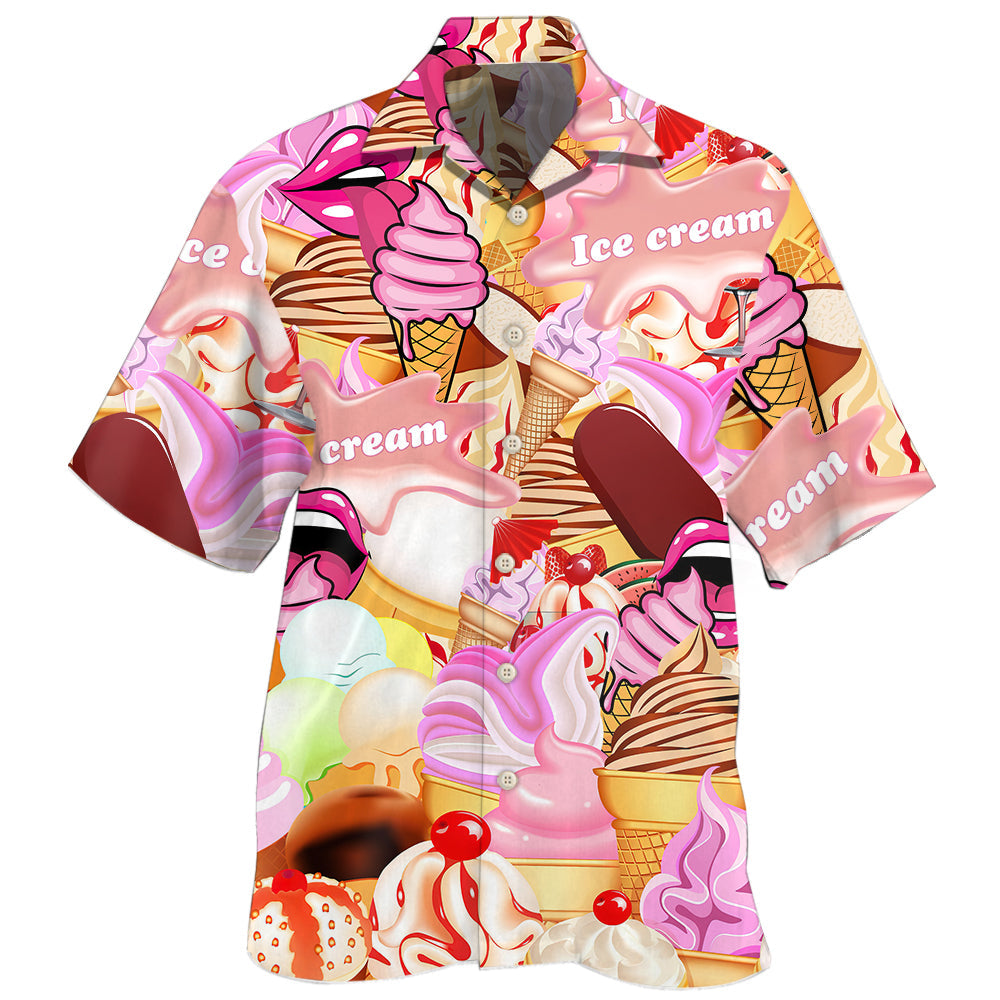 Colorful Ice Cream Sweet Art – Hawaiian Shirt