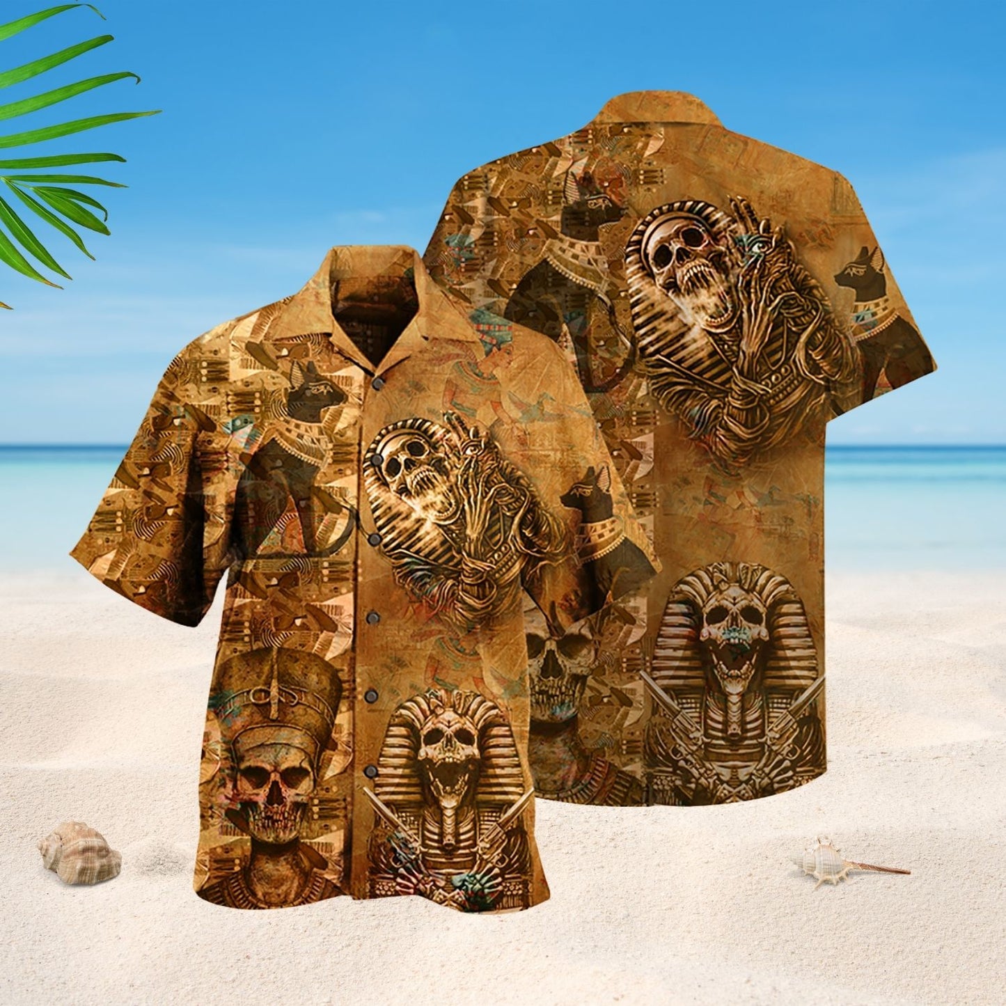 Ancient Egypt Skull Art – Hawaiian Shirt