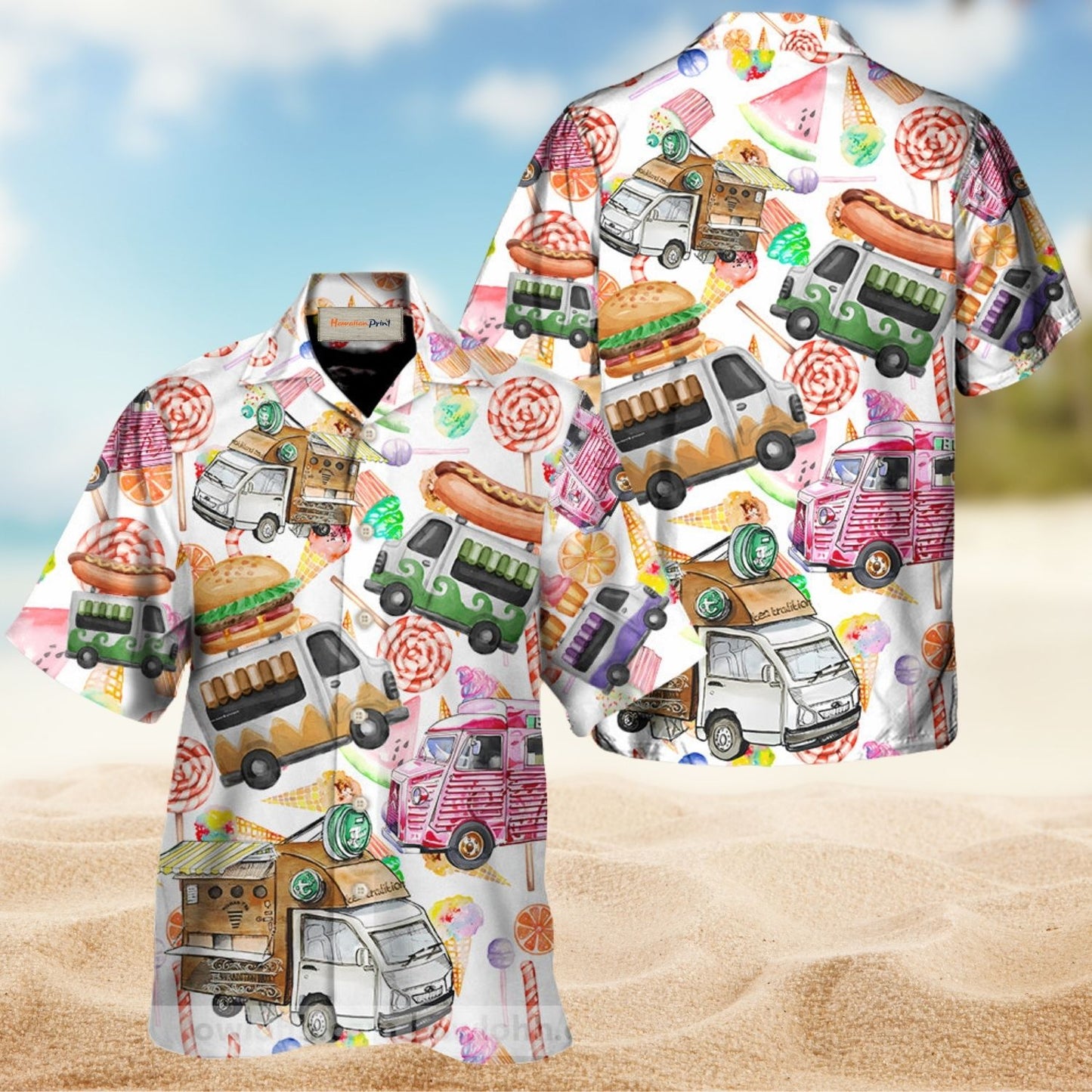 Food Truck Life Is Better – Hawaiian Shirt