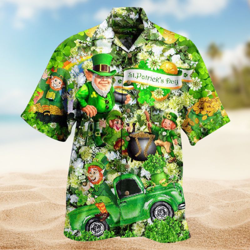 Irish Happy Saint Patrick’s Day Style – Hawaiian Shirt
