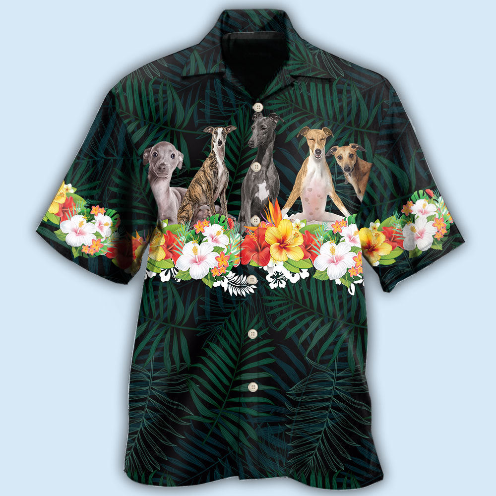 Italian Greyhound Tropical Style – Hawaiian Shirt