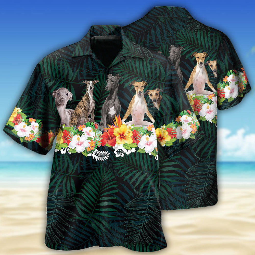 Italian Greyhound Tropical Style – Hawaiian Shirt