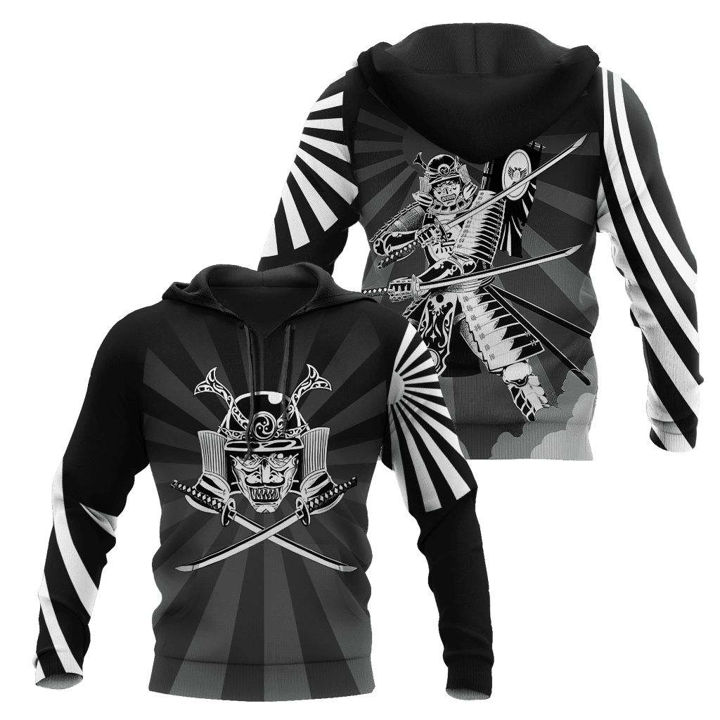 Japanese Mask Art Style – 3D Hoodie