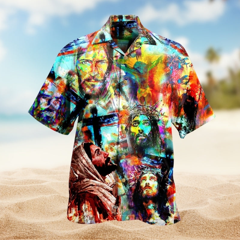 Jesus Peace Life Color Limited Edition – Hawaiian Shirt