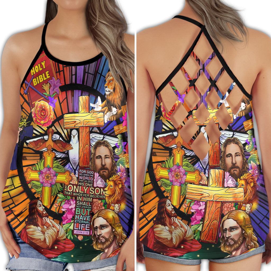 Faith Save My Life Cross Collection – Hollow Tank Top