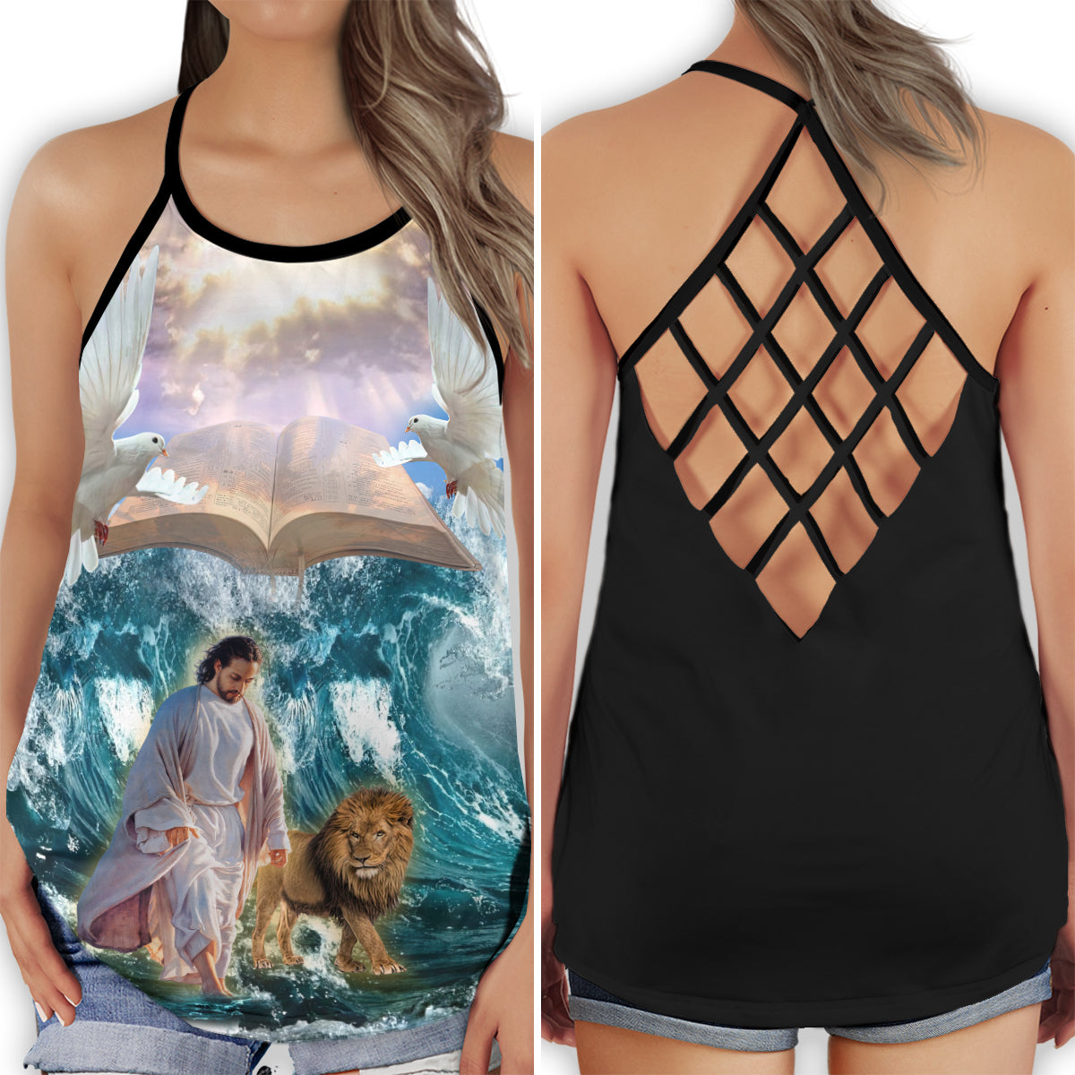 Faith Saves My Beautiful Life - Hollow Tank Top