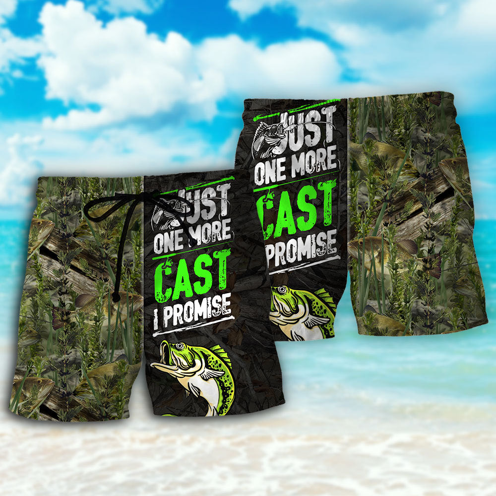 Just One More Cast Promise Quote – Beach Short