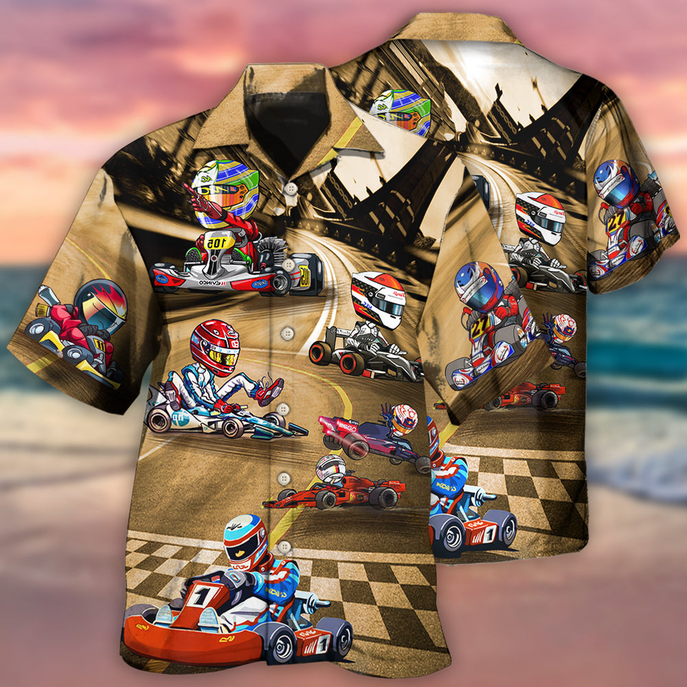 Kart Racing Cool Style Pattern – Hawaiian Shirt