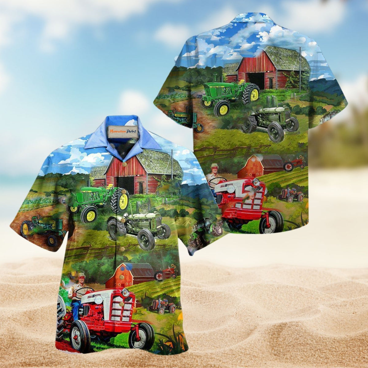 Keep Calm And Drive A Tractor Edition – Hawaiian Shirt