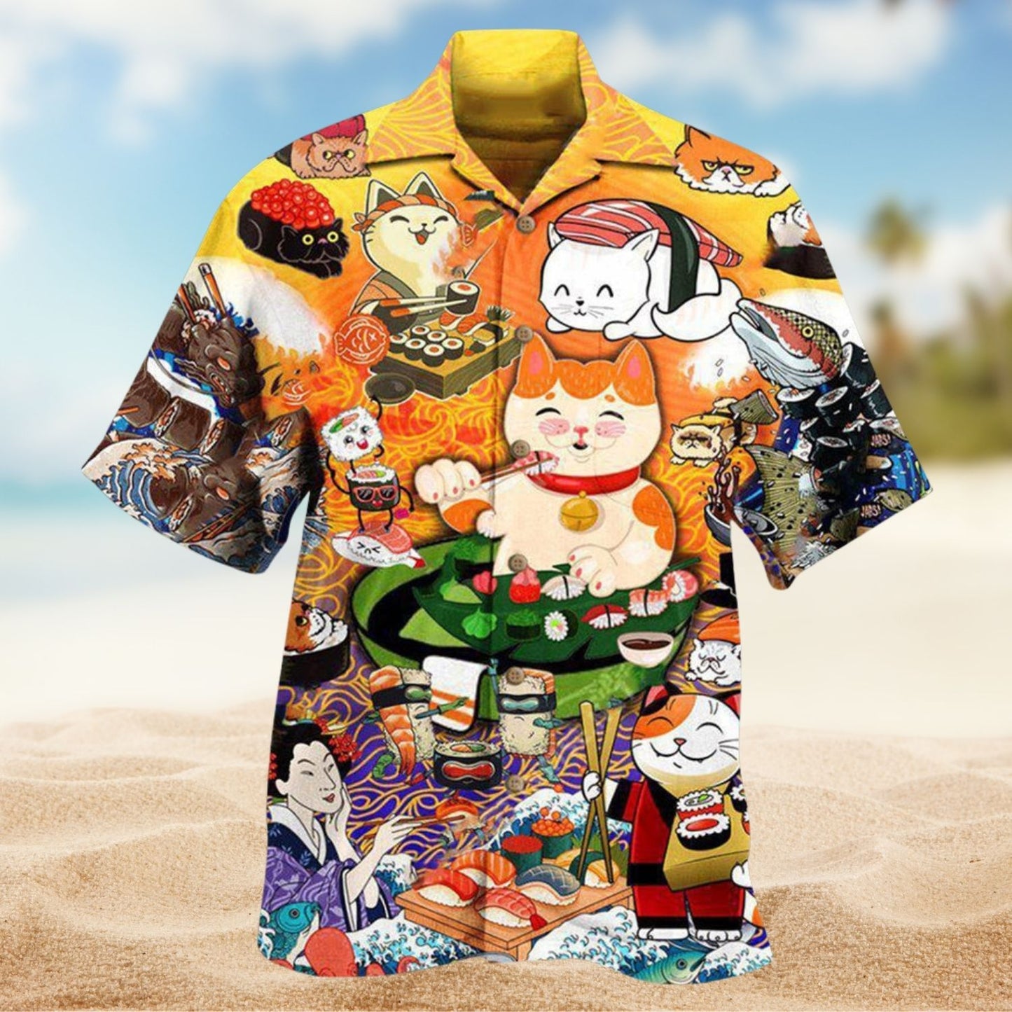 Keep Calm And Eat Sushi Edition – Hawaiian Shirt