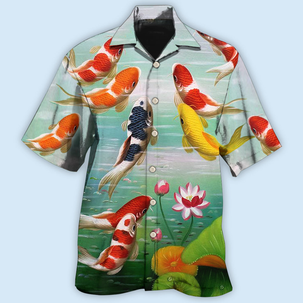 Koi Fish Beautiful Artistic Style – Hawaiian Shirt