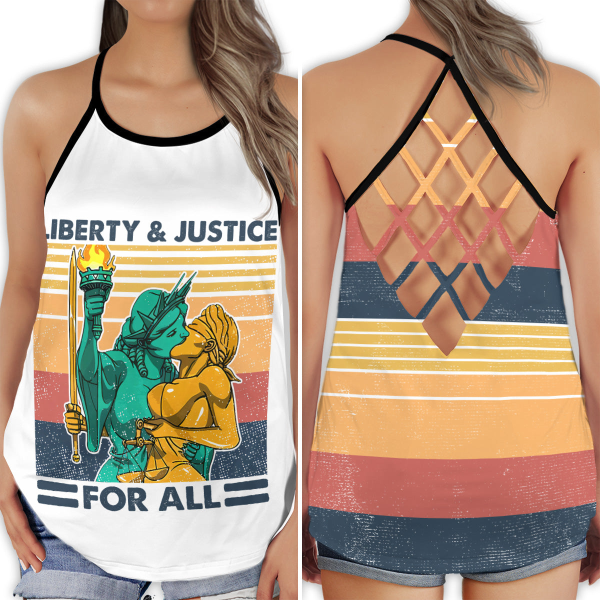 Pride Love For All Collection – Hollow Tank Top