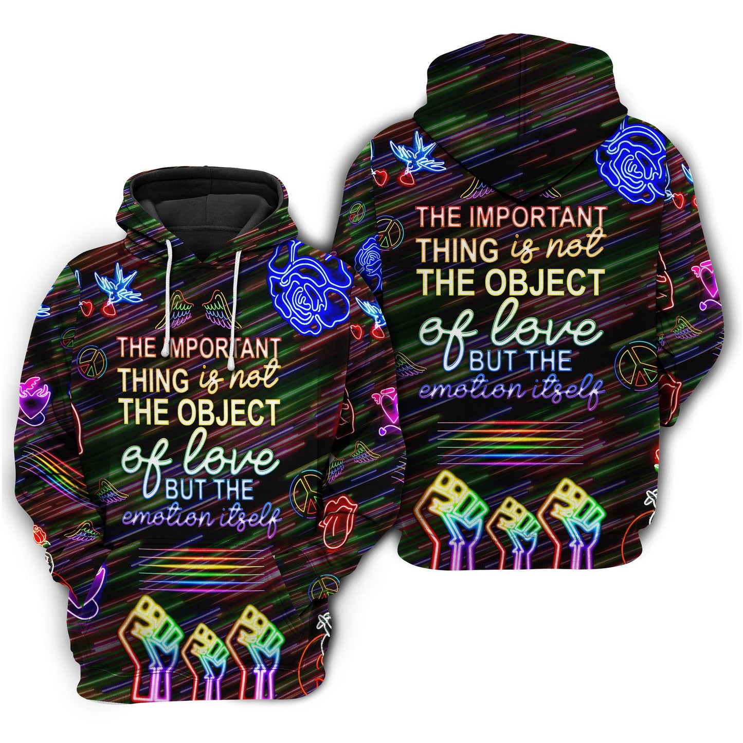 Pride Important Thing Quote Art – 3D Hoodie