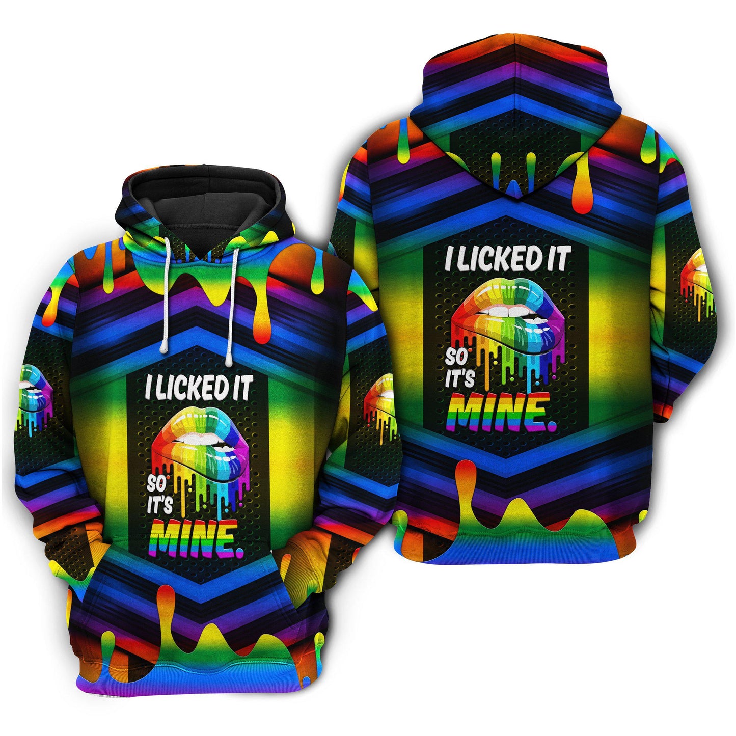 Pride Humor Quote Art – 3D Hoodie