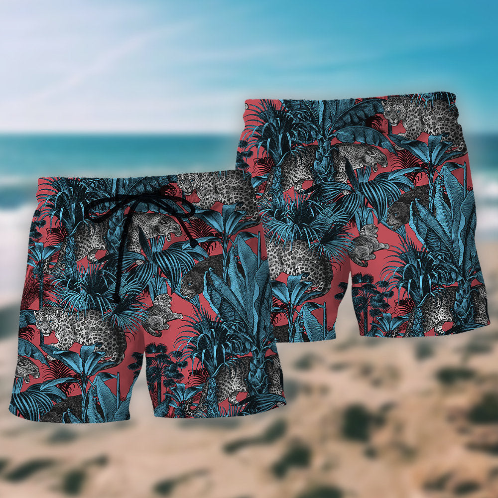 Leopard Animal Lover Happiness – Beach Short