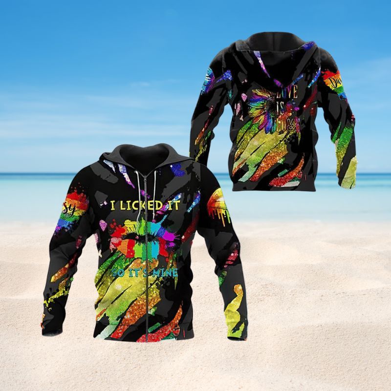 Lgbt Love Sunflower Custom Art – 3D Hoodie2